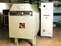 Photo of an R.F. static laminator